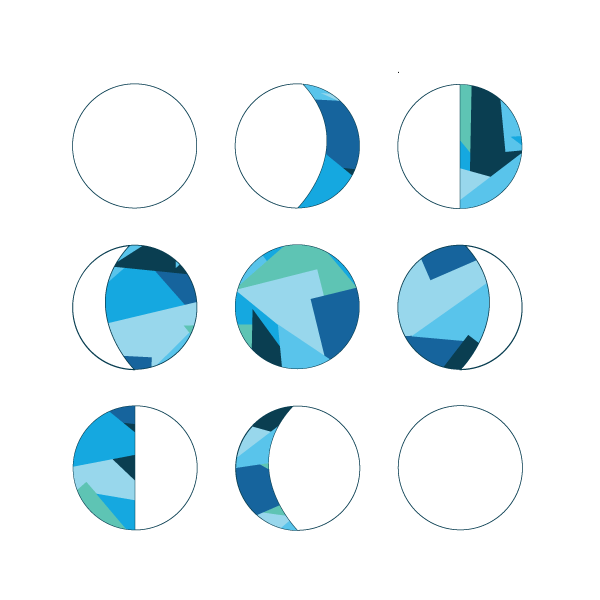 Moon Scrappy Applique PDF Pattern