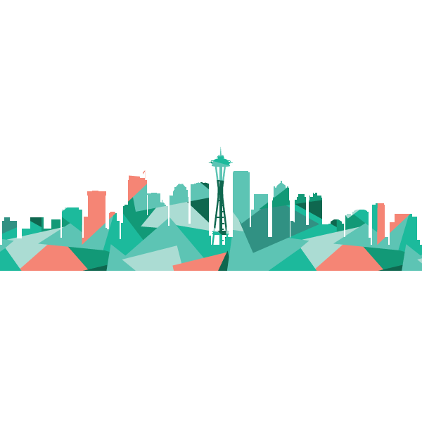 WA, Seattle Skyline PDF Pattern