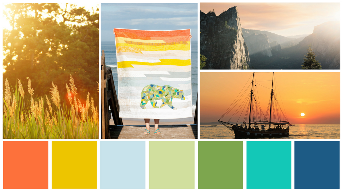 How to Choose Fabric Colors for a Quilt -- using nature as inspiration