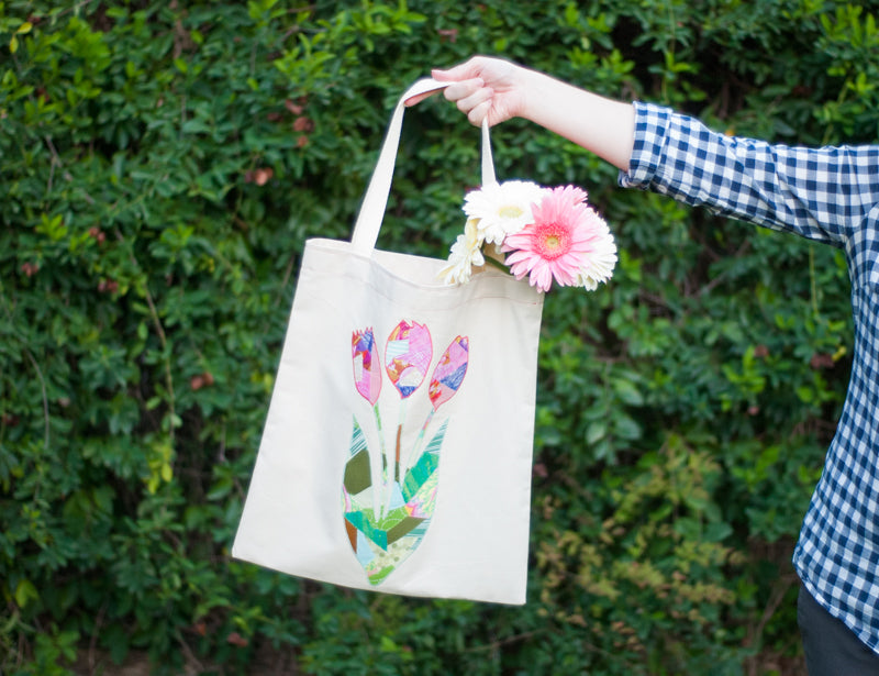 Spring Bouquet Tote -- Free Pattern