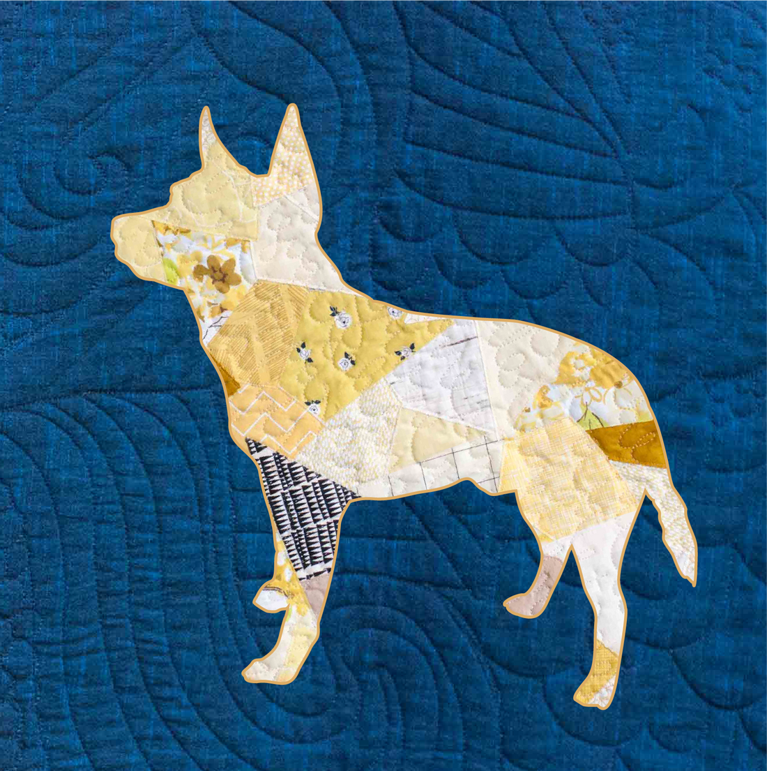 Australian Cattle Dog Scrappy Applique Pattern (PDF) – Shannon Brinkley ...
