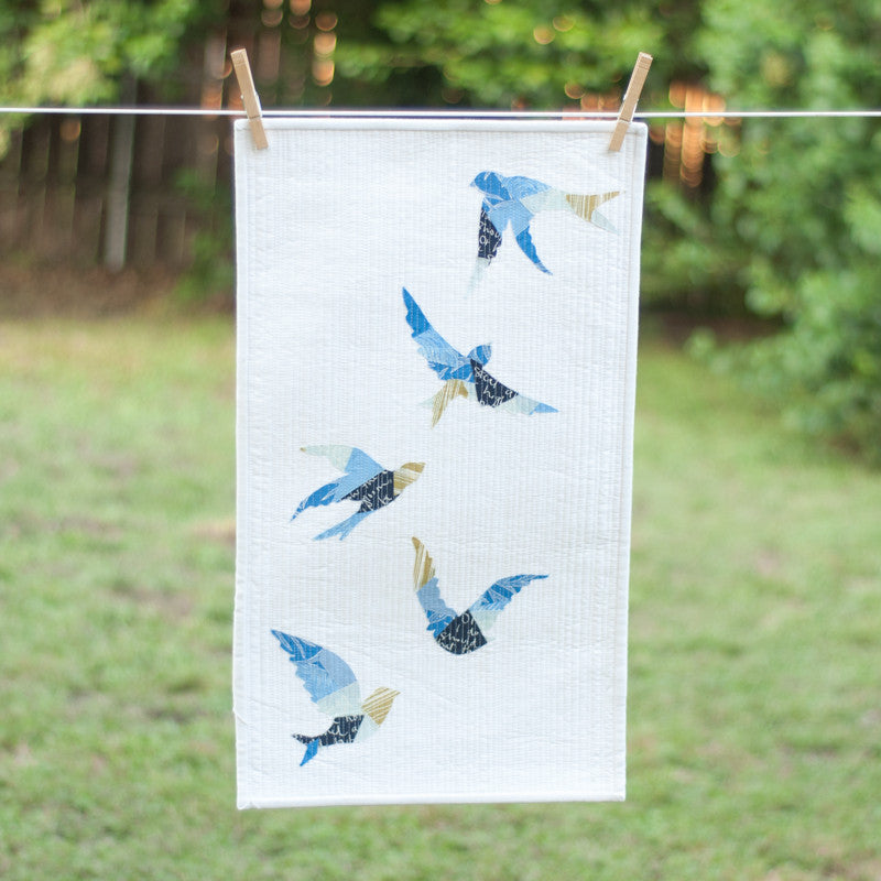 Feathered and Furry Scrappy Applique Pattern (Printed)