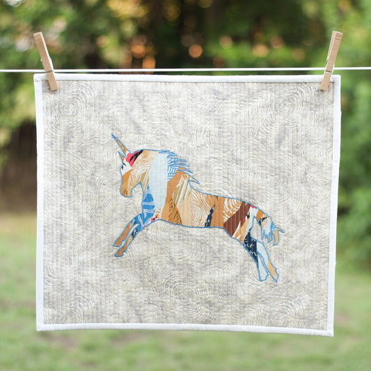 Horse/Unicorn Scrappy Applique PDF Pattern