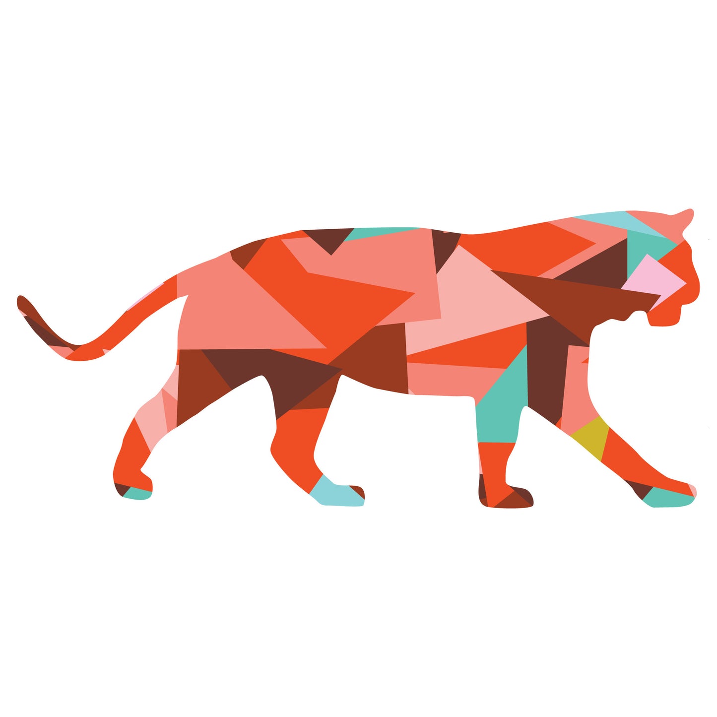 Tiger Scrappy Applique PDF Pattern