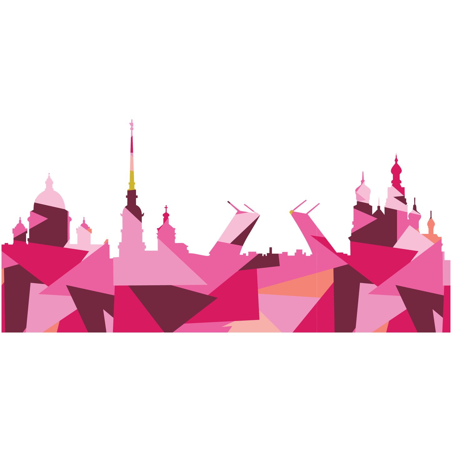 Russia, St Petersburg Skyline PDF Pattern