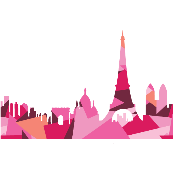 France, Paris Skyline PDF Pattern