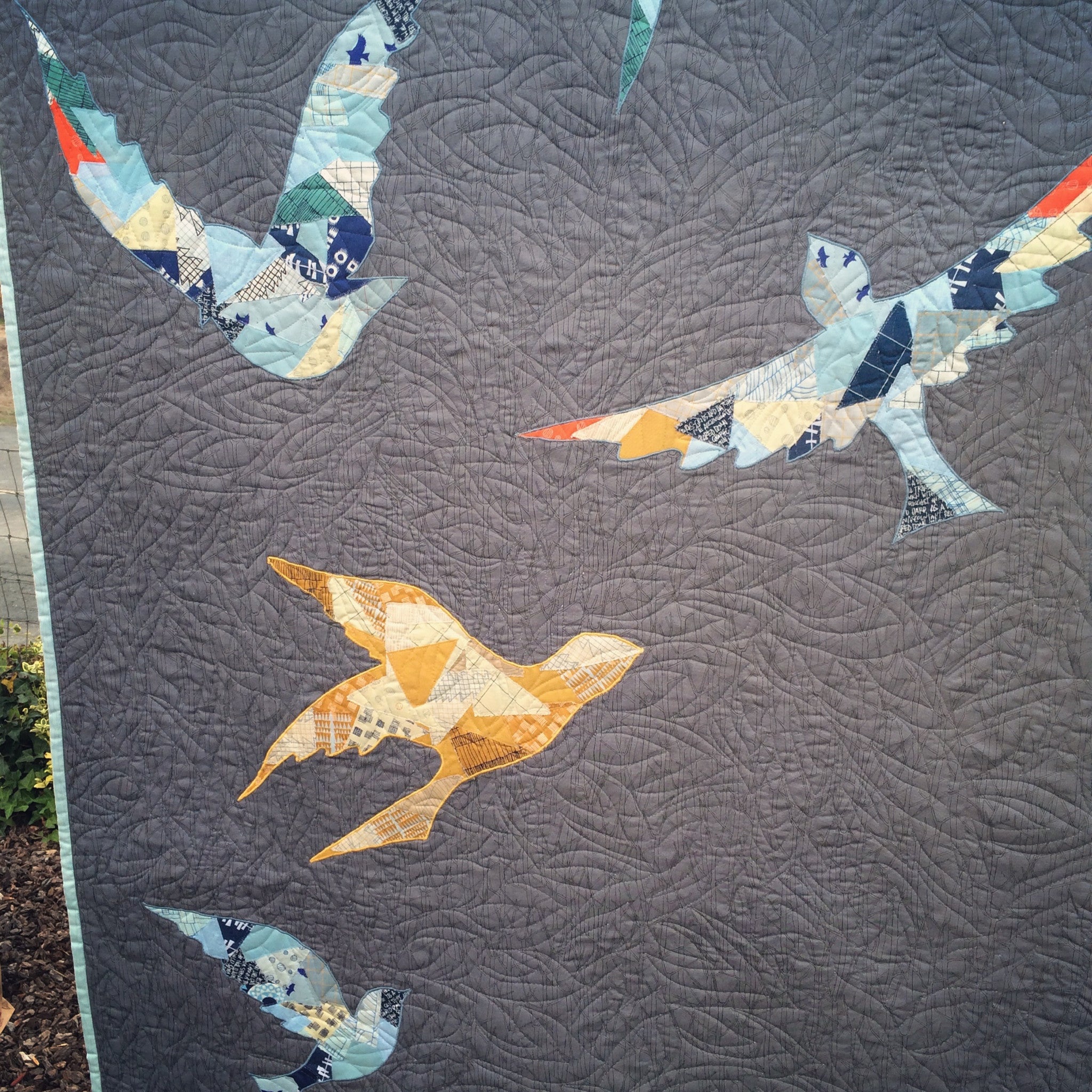 Flock Scrappy Applique Pdf Pattern Shannon Brinkley Studio